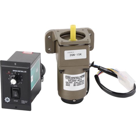 Wechselstrom 220V 6W Einphasen-Asynchron-Getriebemotor mit einstellbarer Untersetzung (15K) (1/5)