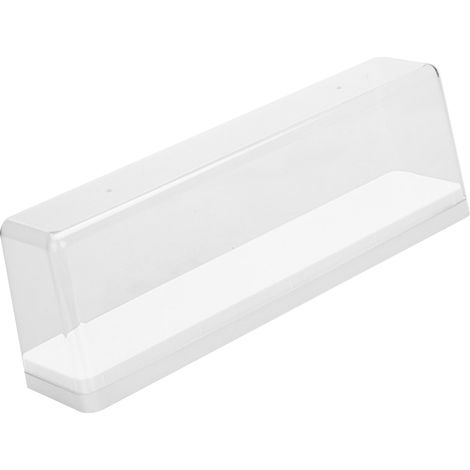 Aufbewahrungsbox für Figuren, staubdicht, stapelbar, transparent, für Comicfiguren und Puppen, weiß (1/5)