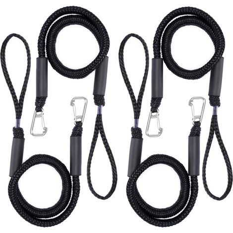Cordon Elastique Amarre Cordon Bateau Corde d'amarrage Sangle de Mouillage Corde Élastique Amarre pour Bateau Accessoires 4 pièces (1/5)