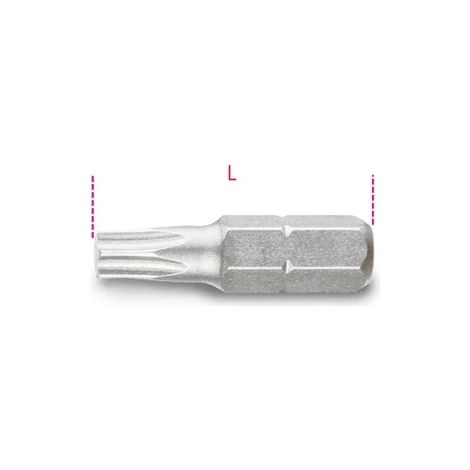 EMBOUT POUR VIS AVEC EMPREINTE TORX ART. 861TX BETA T10