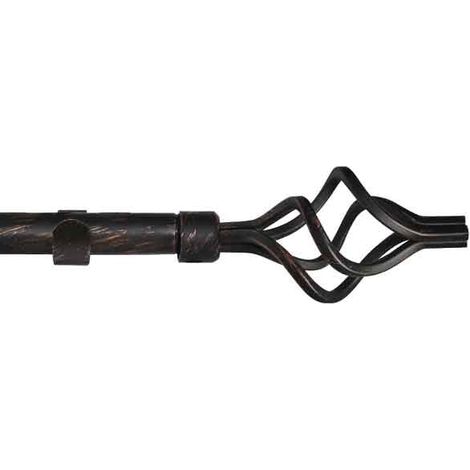 ABREISSBEÖLGUNG 'TWIST' 120/210 cm - Schwarz/Silber