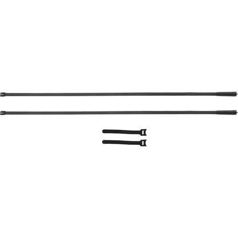 Antenne AT-108 109cm SMA femelle double bande 136MHz-520MHz pour talkie-walkie, lot de 2 antennes radio bidirectionnelles (1/5)