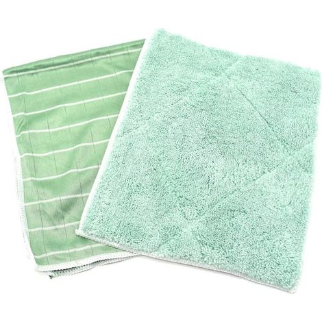 Kit Chiffon Bambou + Lavette Double Face – Lavable, Tout Nettoyer (1/2)