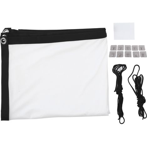 Écran de Projection Portable 16:9 pour Vidéo et Cinéma - Intérieur/Extérieur - 100 Pouces (1/5)