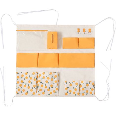 Organisateur mural en tissu Oxford avec multiples poches pour rangement efficace dans chambre ou dortoir, design suspendu pratique et durable (1/5)