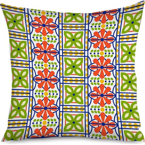 Housse de coussin imprimé soleil couchant (1/5)