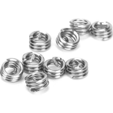50 inserts filetés, gaines de protection pour câbles, outil de réparation, fixations, norme américaine 10-24 x 1D (1/5)
