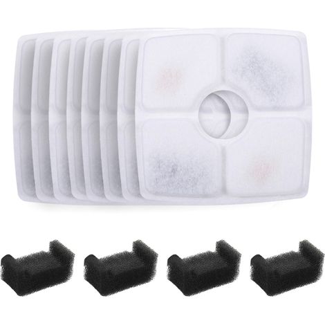 Distributeur Eau Animalier – Filtre Charbon Coque Coco – 4 Couches – Format Carré 8+4 (1/5)