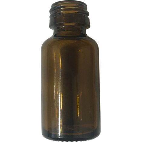 Bottiglietta in vetro scuro da 10 ml, senza contagocce (confezione da 170 pz)