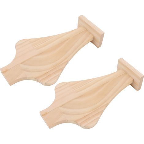 Support de Bijoux en Bois Massif Léger, Porte-Collier en Forme de Vase pour Exposition Maison ou Boutique (1/5)