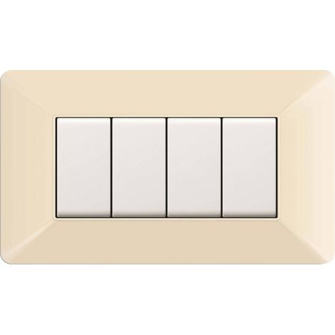 PLACCA EASY MATIX AVORIO 4P