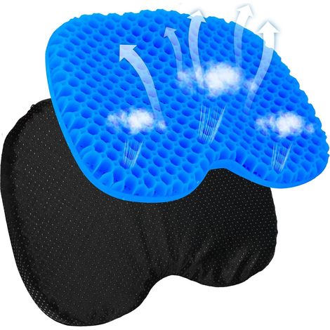 Rutschfestes Gel-Sitzkissen – Kajak – mit Bezug – wasserdichte Sitzauflage – aufblasbares Kajak – Kanu und Boot – Angeln und Rudern – Kajakzubehör (1/5)