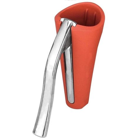 Schiaccianoci - Efficace su noci di tutte le dimensioni con il minimo sforzo - Schiaccianoci molto resistente e durevole - Colore rosso (1/4)