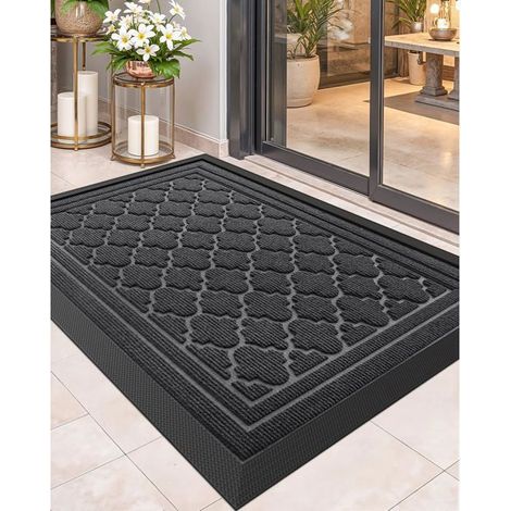 Color G Paillasson Exterieur Entree 4376cm,Tapis Exterieur Resistant Pluie,Tapis d'entrée Lavable,Tapis de Porte Antiderapant (1/5)
