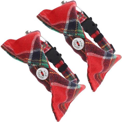 Collar para gato ajustable, collar de seguridad con cascabel, bonito y decorativo, juego de 10 piezas. (1/5)