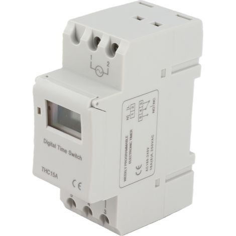 Relais temporisé numérique LCD programmable par micro-ordinateur, affichage numérique, 220 V, 16 A (1/5)