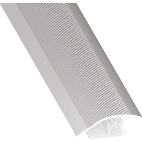 Barre de seuil de rattrapage en aluminium incolore 93cm – Largeur 4.7cm – Rattrapage jusqu'à 10.5mm – Pour sols différents – Cqfd