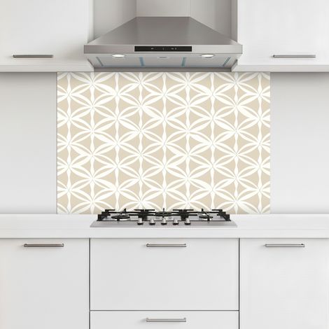CRÉDENCE CUISINE Motif - Moderne - Beige 120x80 cm (1/5)