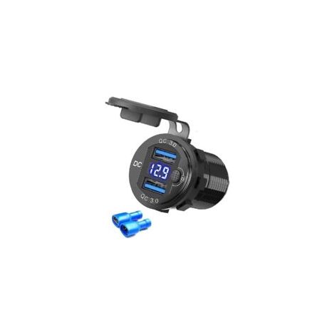 de voiture USB double port 20 W PD 18 W QC3 0 charge rapide