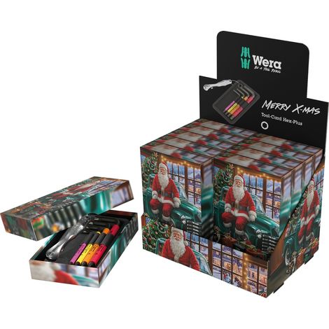 Wera Tool-Card Hex-Plus Christmas 2026, 11-tlg.
