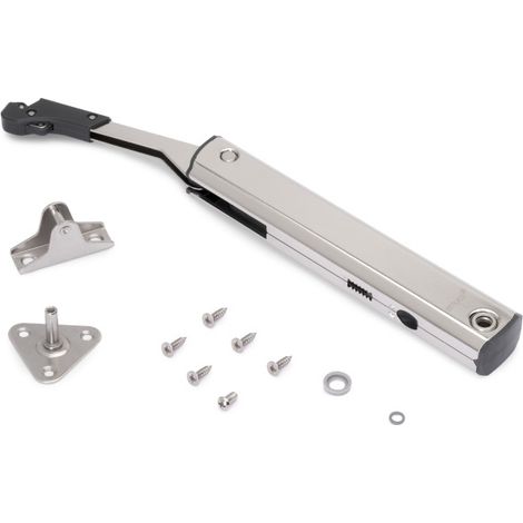 Emuca Compas pour portes levantes Altius One, Gamme de force 576-959, Acier, Nickelé - talla