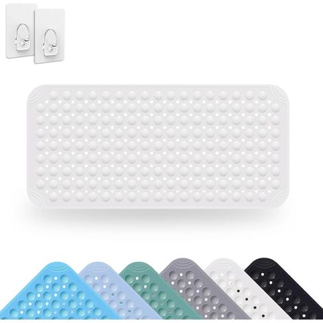 1 Tapis De Douche, Antidérapant, PVC, Ventouse, Massage, Salle De Bain (1/5)