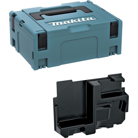 Koffer MAKITA MAKPAC 2 + Tiefziehteil DBO180 (837809-5)