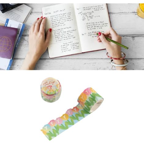 8 dekorative Sticker für kreative und minimalistische Journal-Collagen – Alien Washi Tape-Entdeckungsserie für Buchstabenliebhaber (1/5)