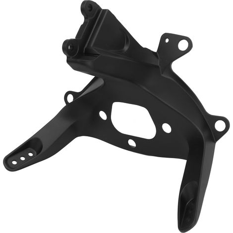 Support supérieur avant en alliage d'aluminium pour phare moto, fixation de support tête pour YZF R6 2003-2009, noir, kit de montage robuste (1/5)