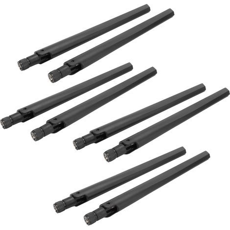 8 Antennes Double Bande AC pour Routeur WiFi et Carte Réseau AC66/AC68, Compatible 2.4G et 5G (1/5)