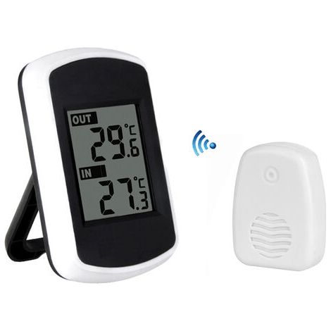 LCD Wireless Indoor Outdoor Thermometer Temperaturmessung Umgebungstemperaturtester