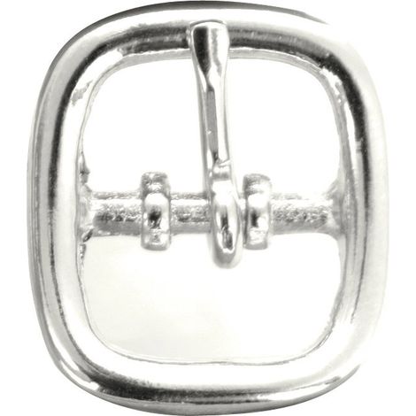Fibbia argentata per lacci per speroni inglesi 13 mm