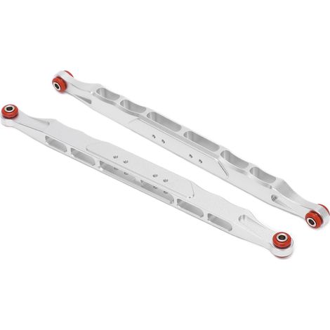 1 Paar gerade Hinterachs-Querlenker aus Aluminiumlegierung für TRAXXAS UDR 1/7 ferngesteuertes Auto (silber) (1/5)