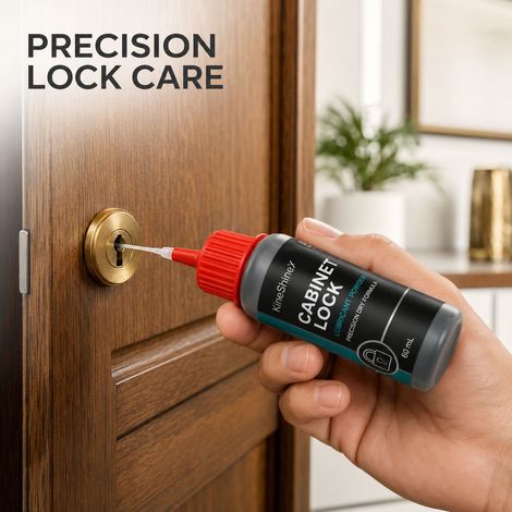 KineShineX cabinet lock smoothing lubricant powder, drawer lock, filing cabinet lock cylinder dry lubricant (1/4)