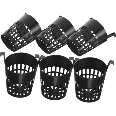 HOMSFOU Lot de 6 paniers en plastique pour la plantation petites plantes (1/5)
