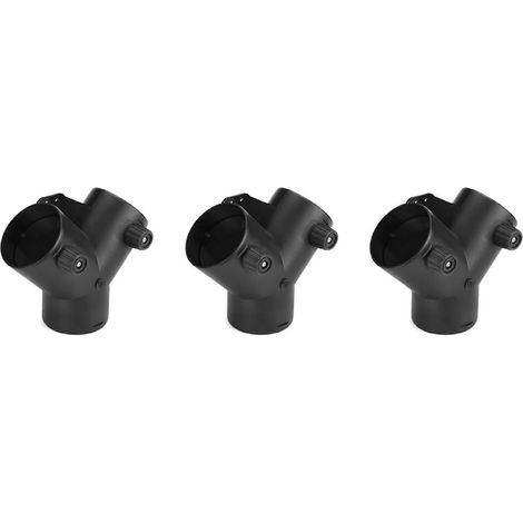 3x 60mm Y-förmiger Abluftanschluss für Standheizung mit doppelter Regelklappe für Webasto-Luftheizung (1/5)