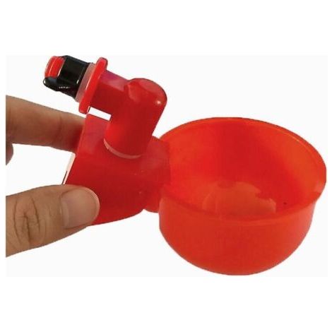 QORVA-Lot de 6 bols à boire automatiques pour volaille en plastique pour poulet et canard