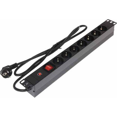 PDU RACK 1U 19" - 90L19-7F