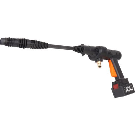 Lanceur à pression sans fil portatif pour nettoyage de voiture, arrosage, batterie rechargeable 100‑240V prise EU (1/5)