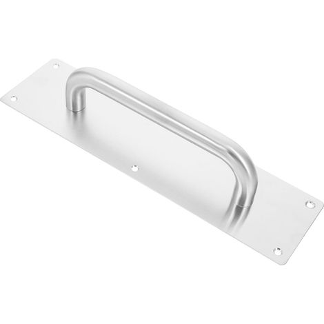 de porte en acier inoxydable à plaque de poussée haute