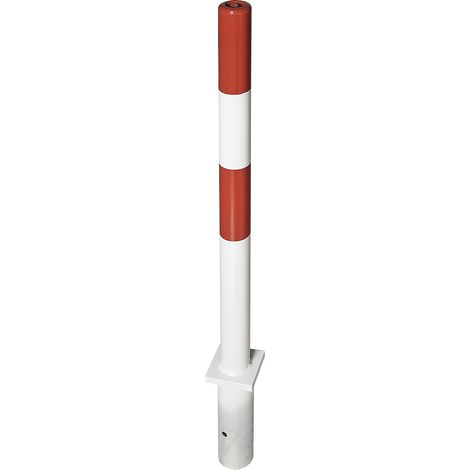FRANKEL kaiserkraft, Potelet en tube d'acier rond, rouge /