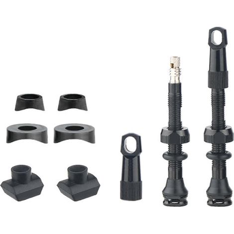Accessoires pour pompes à vélo, y compris embouts de gonflage, tubes d'extension pour valves de pneus et tiges de valve de vélo, spécialement conçus pour les amateurs de modifications avec des rondell (1/5)