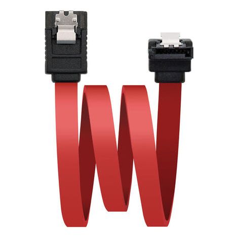 Cable SATA Nanocable 10.18.0301/ SATA Hembra - SATA Hembra/ 50cm/ Rojo (1/4)