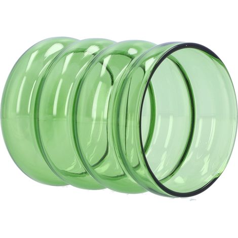 Gobelet en verre borosilicate haute résistance - Gobelet résistant à la chaleur (vert) (1/5)