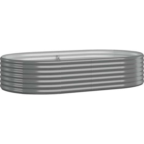Maison Exclusive - Hochbeet Verzinkter Stahl 175x100x36 cm Grau (1/5)