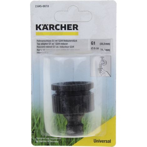 Karcher - adaptador g1 met g3/4 reductor accesorios jardín - 26450070 - 4039784288881