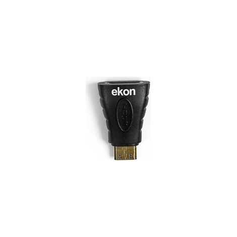 Ekon ECVHDMIADFM changeur de genre de câble Mini-HDMI HDMI Noir (1/2)