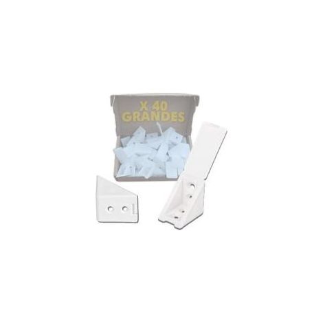 Support d'étagère vis invisible Cornière charge lourde Corner bracket renfort coin meuble d’angle et tiroir Ferrure d'assemblage menuisier (1/5)