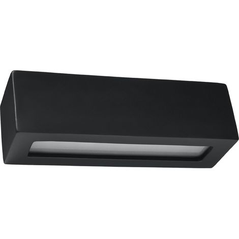 VEGA black ceramic wall lamp (1/5)