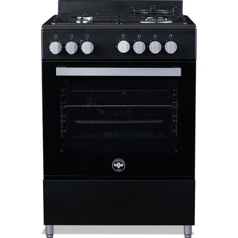 Cuisinière à gaz La Germania PIA60GN 60 cm 4 foyers 10,35 kW Noir